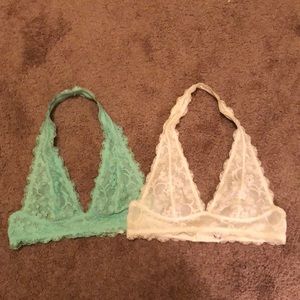 Free People halter bralettes
